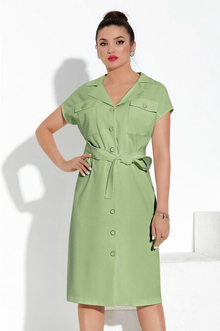 Повседневное платье Lissana 4347 базилик