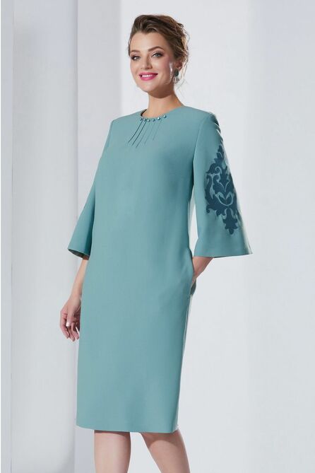 Вечернее платье Lissana 4563 бирюзовая-пастель