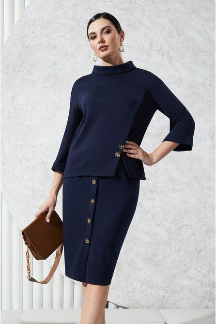 Юбка, Свитшот Lissana 4072 синий