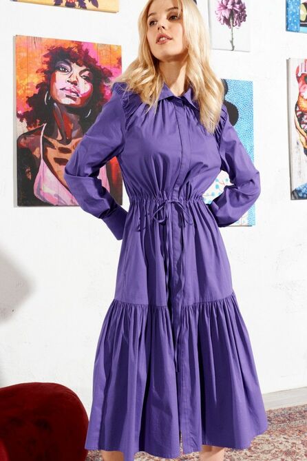 Повседневное платье Lokka 930 фиолетовый