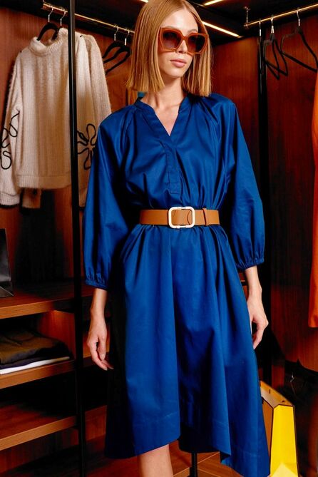 Повседневное платье Lokka 723 синий