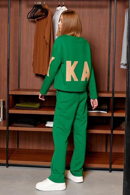 Костюм брючный Lokka 1040 зеленый