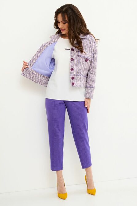 Брюки, Блуза, Жакет Магия Моды 2052 фиолет