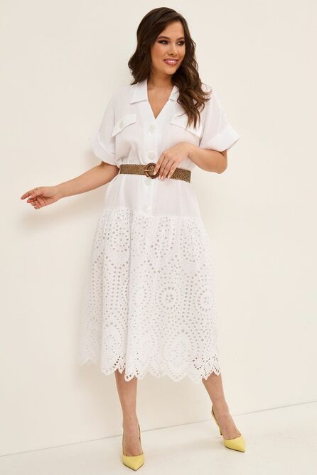 Повседневное платье Магия Моды 2077 белый