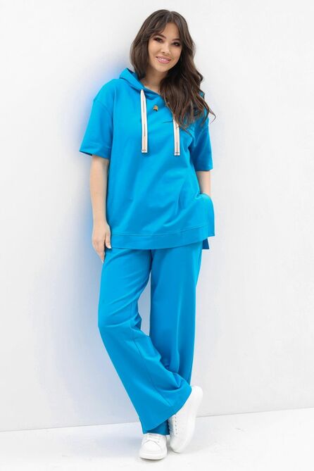 Брюки, Толстовка Магия Моды 2058 голубой