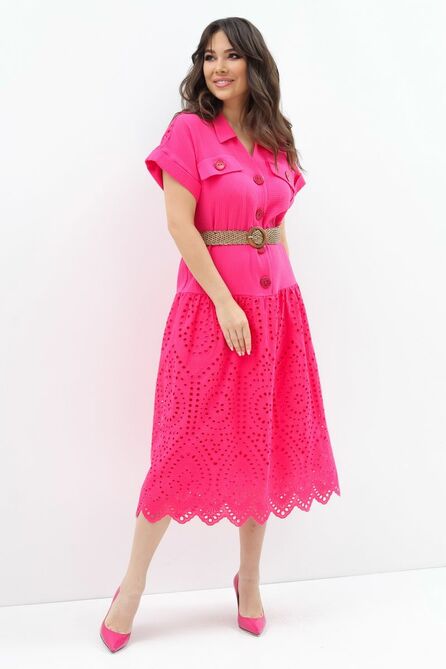 Повседневное платье Магия Моды 2094 фуксия