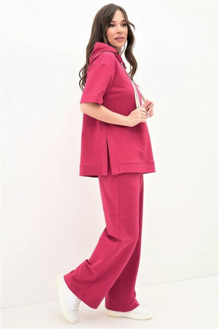 Брюки, Толстовка Магия Моды 2058 ягодный