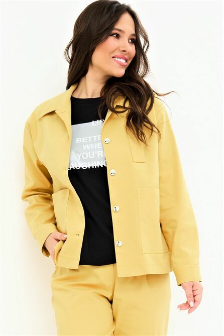 Брюки, Блуза, Жакет Магия Моды 2105 желтый
