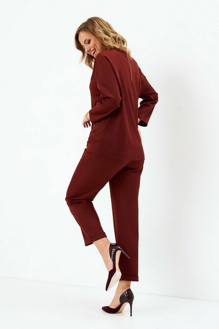 Брюки, Блуза Магия Моды 2113 темный_терракот