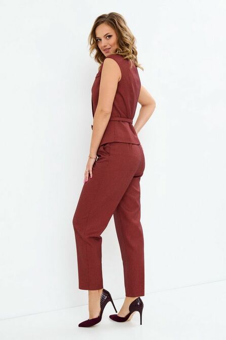 Брюки, Жакет, Жилет Магия Моды 2130 темный_терракот