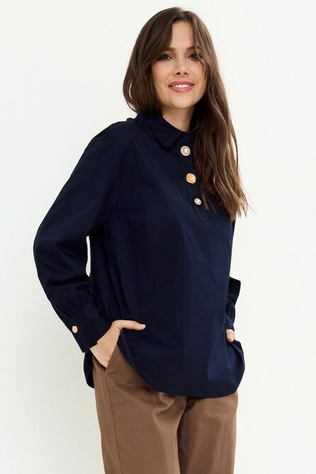 Блузка Магия Моды 2142 темно-синий