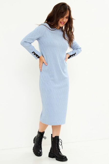 Платье, Жилет Магия Моды 2153 голубой