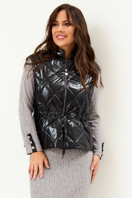 Платье, Жилет Магия Моды 2153 серый