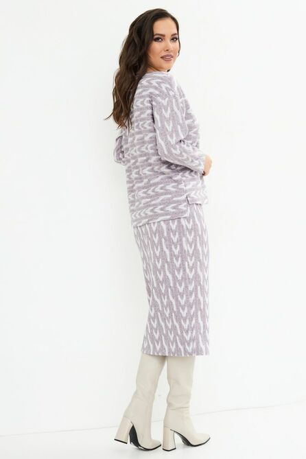 Костюм с блузкой Магия Моды 2158 лаванда Костюм с блузкой Магия Моды 2158 лаванда