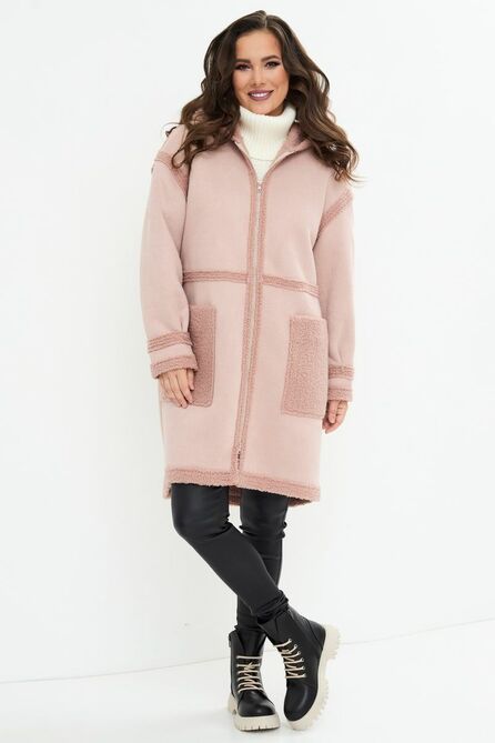 Дубленка Магия Моды 2167 розовый Дубленка Магия Моды 2167 розовый