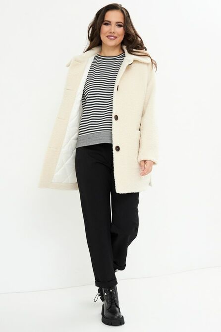 Шуба Магия Моды 2168 айвори Шуба Магия Моды 2168 айвори