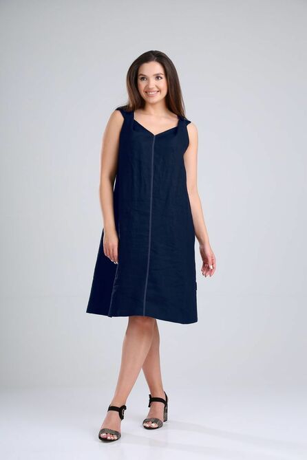 Повседневное платье MALI 421-062 синий