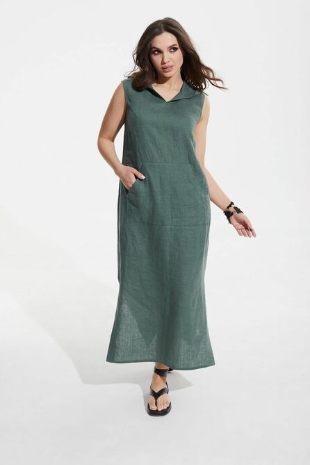 Повседневное платье MALI 422-006 малахит