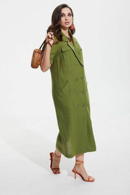 Повседневное платье MALI 422-024 зеленый
