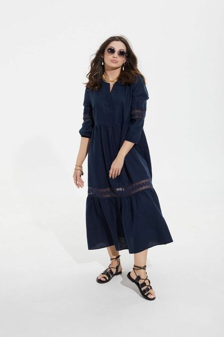 Повседневное платье MALI 422-026 синий