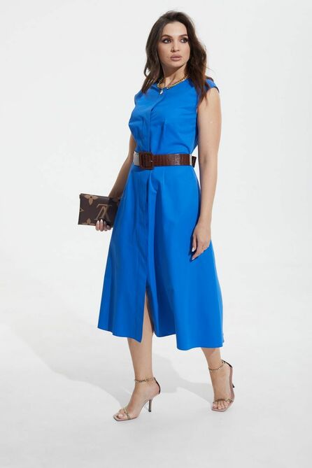 Повседневное платье MALI 422-036 василёк