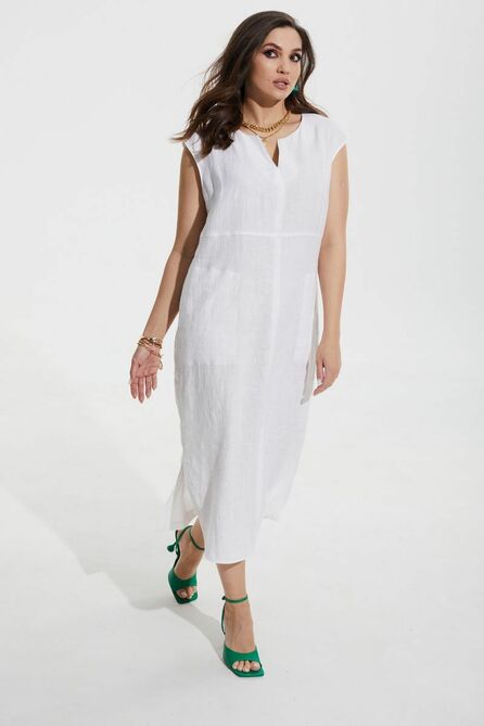 Повседневное платье MALI 422-044 белый