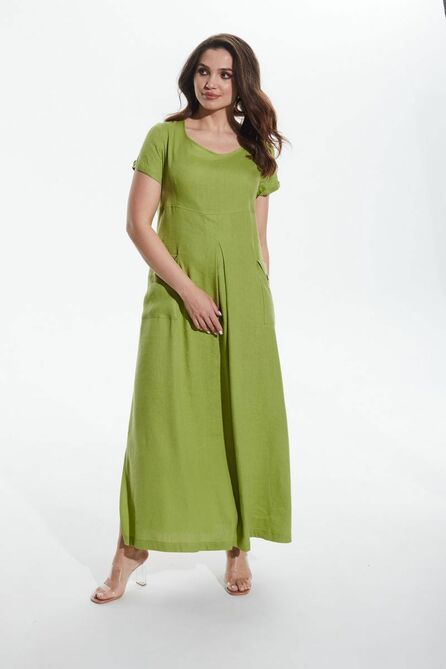 Повседневное платье MALI 422-040 салат
