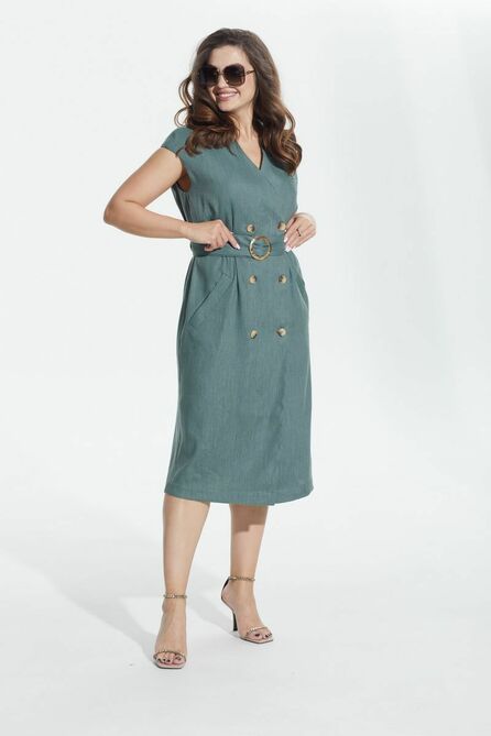 Повседневное платье MALI 422-062 малахит