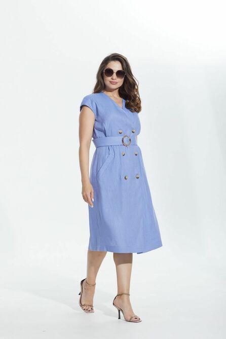 Повседневное платье MALI 422-062 голубой