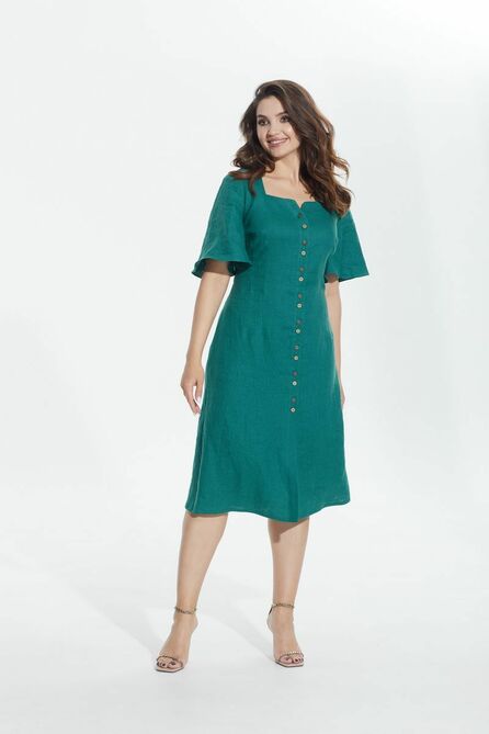 Повседневное платье MALI 422-064 изумруд Повседневное платье MALI 422-064 изумруд