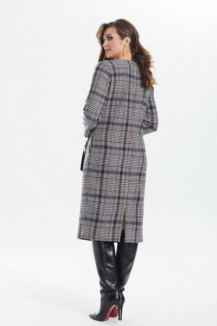 Повседневное платье MALI 422-102 клетка