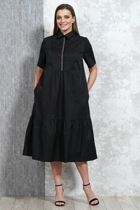 Повседневное платье Медея и К 2146 черный