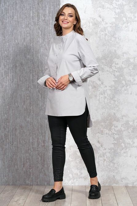 Блузка Медея и К 2162 светло-серый