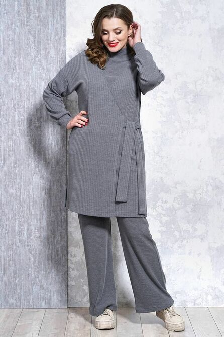 Брюки, Жакет, Джемпер Медея и К 2117 серый