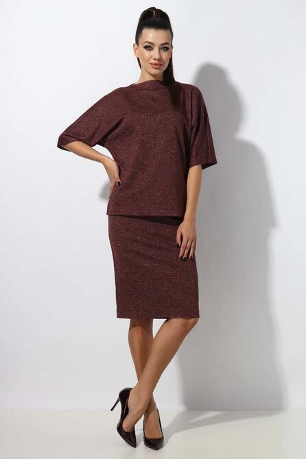 Костюм с блузкой Миа Мода 1295