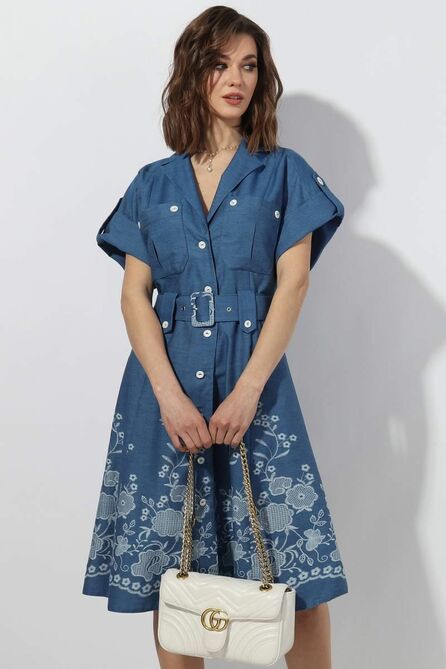 Повседневное платье Миа Мода 1335