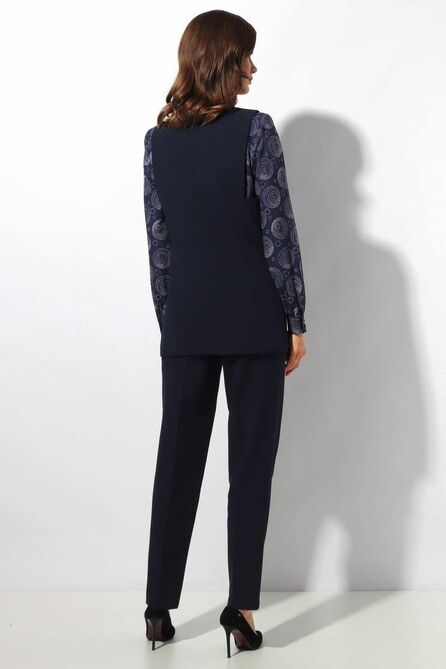 Брюки, Блуза, Жилет Миа Мода 1367-3