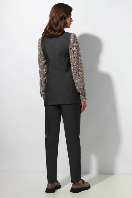 Брюки, Блуза, Жилет Миа Мода 1367-10