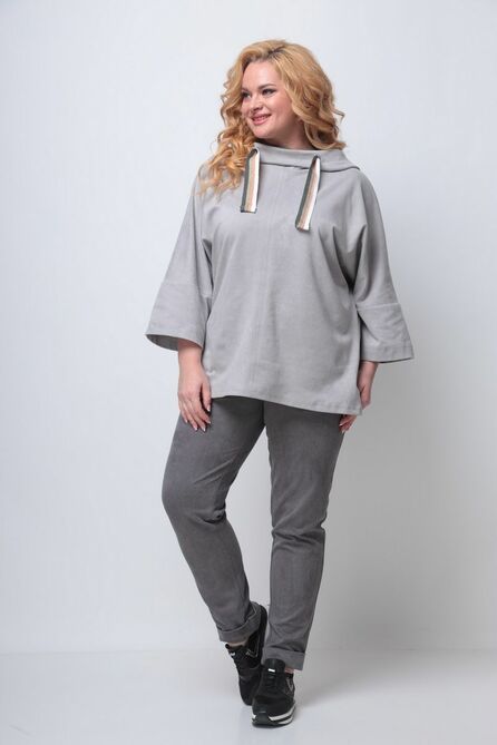 Костюм брючный Michel Chic 1278 серый