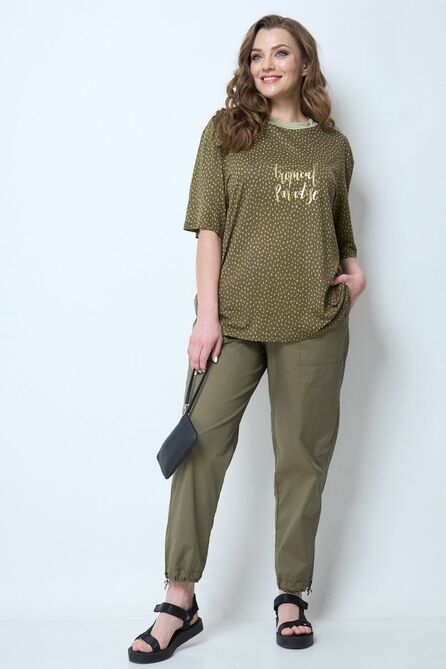 Костюм брючный Michel Chic 1230 хаки