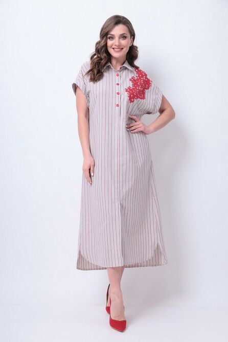 Повседневное платье Michel Chic 993 полоска