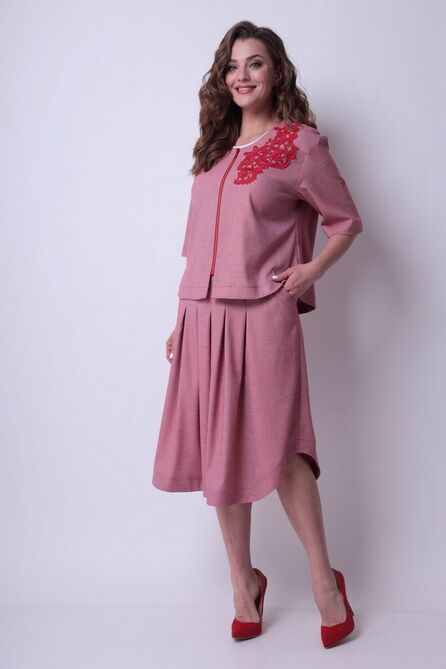 Юбочный костюм Michel Chic 1286 красный