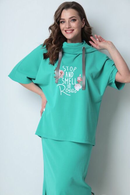 Юбка, Джемпер Michel Chic 1248 мята Юбка, Джемпер Michel Chic 1248 мята