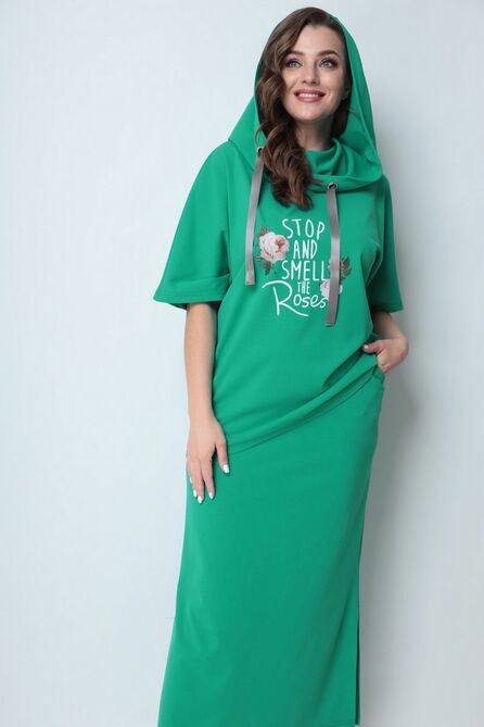 Юбка, Джемпер Michel Chic 1248 зеленый Юбка, Джемпер Michel Chic 1248 зеленый