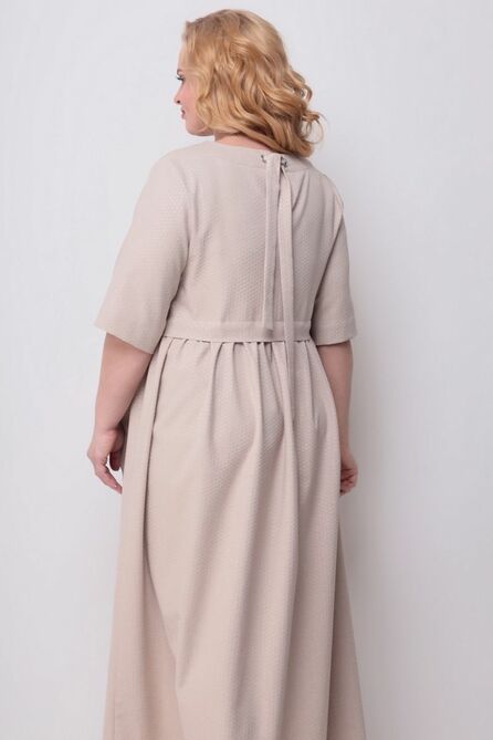 Повседневное платье Michel Chic 2062 светло-бежевый