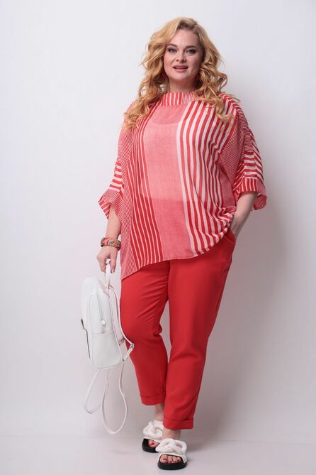 Брюки, Блуза, Топ Michel Chic 1296 красный Брюки, Блуза, Топ Michel Chic 1296 красный