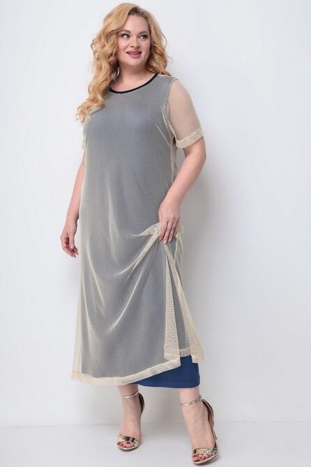 Повседневное платье Michel Chic 2095/1 золото Повседневное платье Michel Chic 2095/1 золото