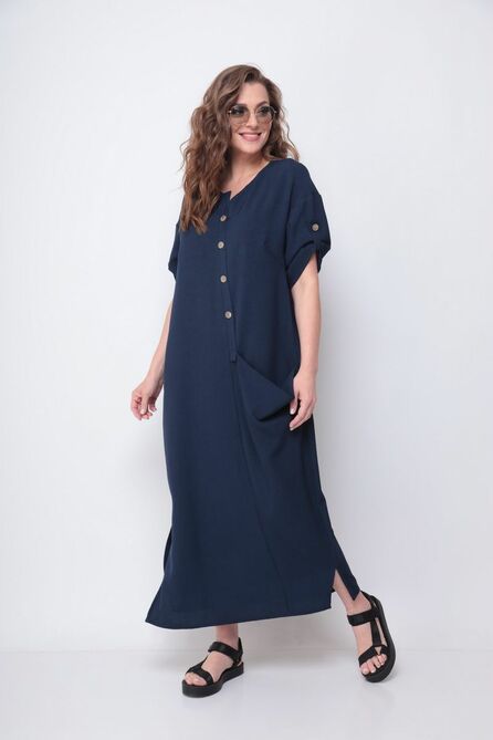 Повседневное платье Michel Chic 2094 синий