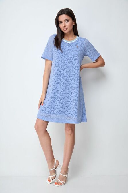 Повседневное платье Michel Chic 2098 голубой