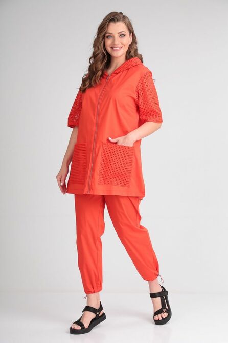 Брюки, Блуза Michel Chic 1303 красный Брюки, Блуза Michel Chic 1303 красный